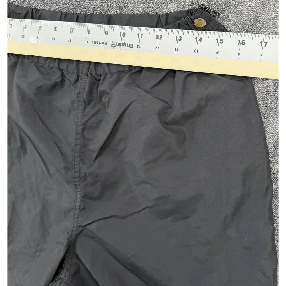 I’m?erfect L.L.Bean Men's‎ Black Nylon Outdoor Pants Medium Elastic Waist